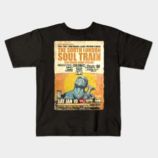 POSTER TOUR - SOUL TRAIN THE SOUTH LONDON 159 Kids T-Shirt